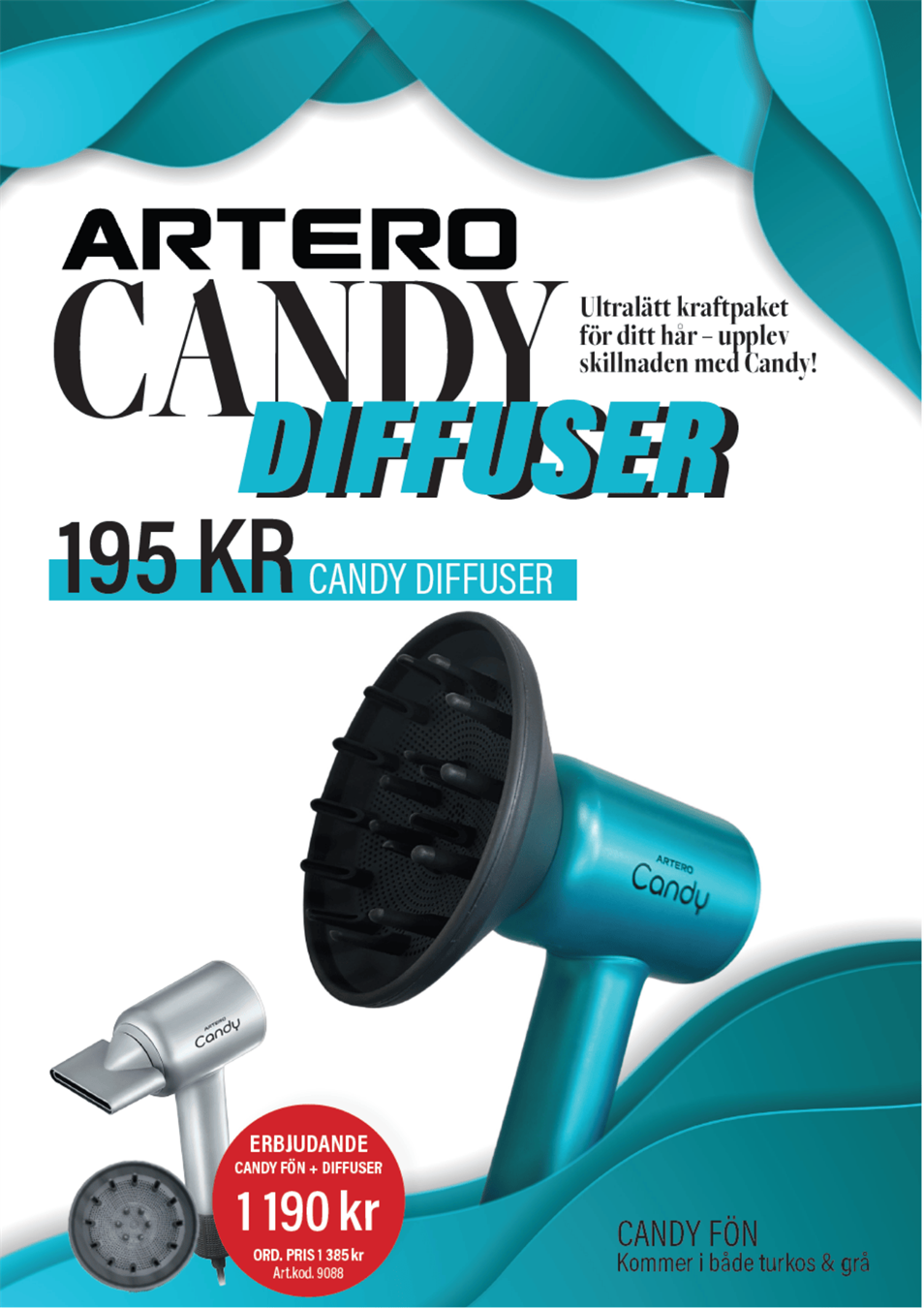 CANDY FÖN & DIFFUSER